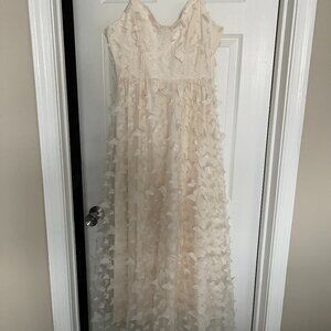 Thirty/Thirty 3D Butterfly Dress - Cream Size M